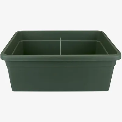 Produktbild von 1x Elho Green Basics Beweglicher Garten - Gemüsegarten - Übertopf - Laubgrün - Draußen - L 76.7 x W 57.9 x H 29 cm
