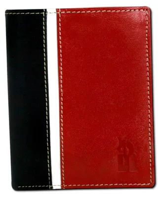 Image de DrachenLeder Porte-monnaie pour homme, , Portefeuille noir cuir véritable D2OPT042R