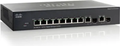 Obrázek produktu pro Cisco SG300-10, Řízený, L3, Gigabit Ethernet (10/100/1000)