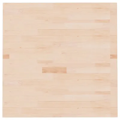 Immagine prodotto di Piano Tavolo Quadrato 80x80x2,5 cm Massello Rovere Non Trattato
