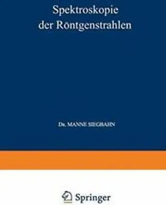 Obrázok produktu pre Spektroskopie der Röntgenstrahlen
