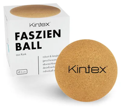 Produktbild von Kintex Korkball Faszienkugel Kork Triggerzonen Massageball Groß | Ø 8 cm