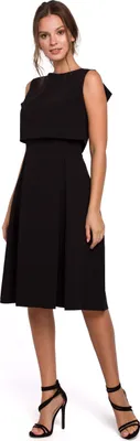 Produktbild von Makover Formelle Frauenkleider Krzys K005 schwarz S