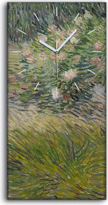 Produktbild von Dekor Leinwand Uhr Wandbilder Quarz 30x60 Malerei Abstrakte Wald Gras Kunst - weiße Hände