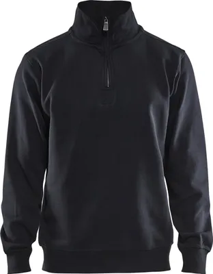 Produktbild von Blakläder Sweater mit Half-Zip 3365 1048 in div. Farben, Farbe:schwarz, Größe:4XL