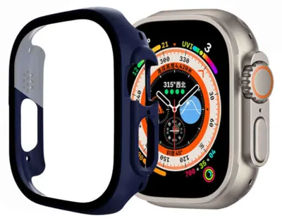 Produktbild von Smartwatch Hülle + 9H Schutzglas für Apple Watch Ultra 4 / 3 / 2 / 1 49mm Cover
