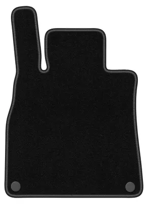 Productafbeelding van Velours bestuurdersmat voor Mercedes S W222 vanaf 2013 (sedan) – zwart, op maat – Wielganizator BASIC
