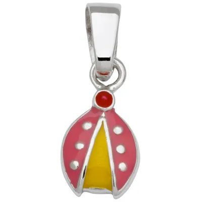 Produktbild von Miamar SK19 Kinder Anhänger Marienkäfer Silber Kinderschmuck