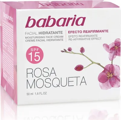 Obrázok produktu pre Babaria 8410412056243, Denný krém, Ženy, Tvár, Hydratačné, Hydratačný, Ochrana, 50 ml, Nádoba