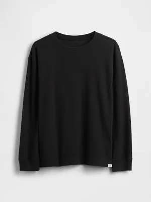 Produktbild von GAP Kinder-T-Shirt mit Waffelmuster XS