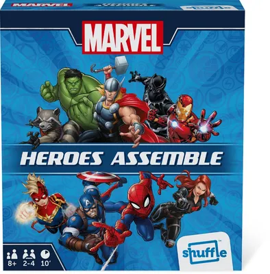 Obrázek produktu pro Shuffle - Oficjalny Akcesorium do Gry Planszowej Marvel Avengers, Premium Jakość