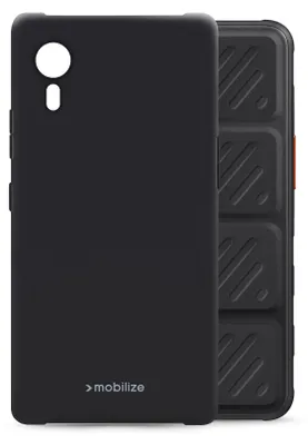 Produktbild von Mobilize Rubber Gelly Handyhülle für Samsung Galaxy Xcover 7 Hülle Flexibles TPU Backcover - Matt Black