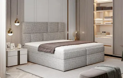 Immagine prodotto di Letto imbottito di design Letti Letto di design Boxspring tessile 180x200