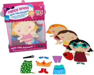 Produktbild von Badespielzeug Sticker für die Badewanne "Anziehpuppen"