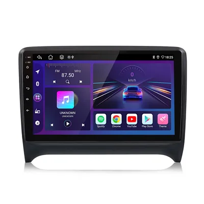Obrázok produktu pre 9 Zoll 2+64G carplay WIFI Android13 autorádio GPS Navi DAB DSP SWC für AUDI TT MK2 2006-2014 4Core 2DIN FM