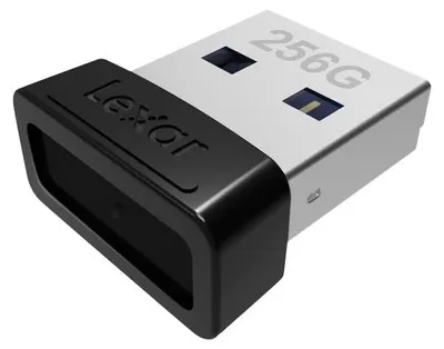 Produktbild von LEXAR JUMPDRIVE S47 256 GB USB 3.1 Black Up to 250 MB/s