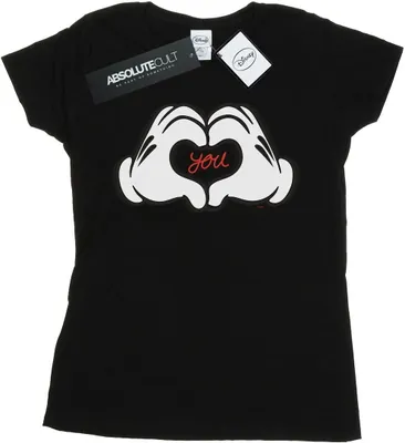Produktbild von Disney - "Loves You" T-Shirt für Damen BI32108 (L) (Schwarz)