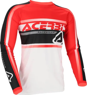 Produktbild von ACERBIS Off Road Trikot Polyester MX Linear Lugo Weiß/Rot größe M