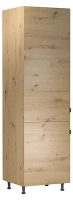 Produktbild von Schrank für den Einbaukühlschrank VALEN – Breite 60 cm, Eiche handwerklich gefertigt
