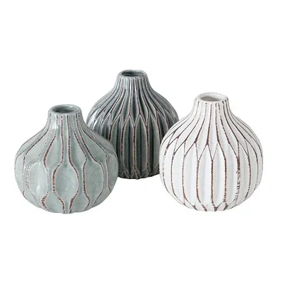Produktbild von Boltze Home Vase Lenja Keramik Ø11xh11cm