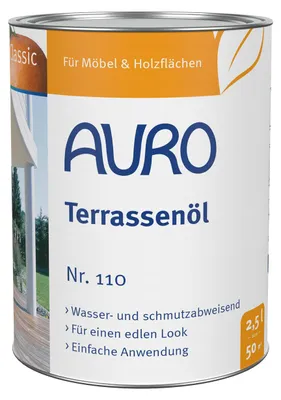 Produktbild von AURO Terrassenöl Nr. 110 2,5l Lärche