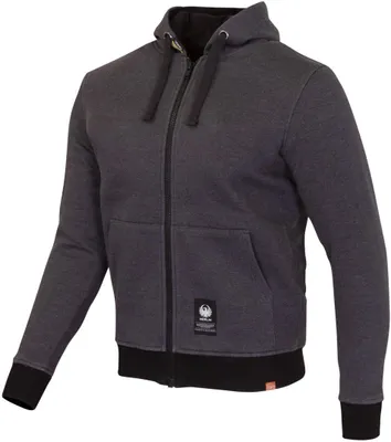 Productafbeelding van Merlin Cody hoodie met rits, gemaakt van Polyamid®, grijs, maat XS