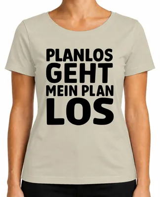 Imagen del producto de Planlos: Camiseta divertida para oficina, ideal como regalo, con diseño para mujeres, color natural, talla M