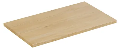 Produktbild von Waschtischplatte aus MDF, Eiche Cremona, 80 cm, für Aufsatzwaschbecken