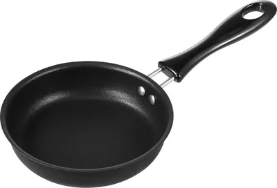 Produktbild von Mmgoqqt Mini Bratpfanne 12 cm Antihaft Gusseisen schwarz