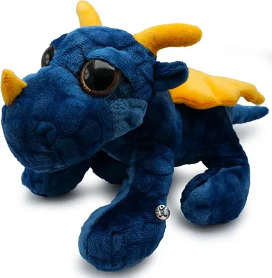 Produktbild von Drache blau 30 cm Kuscheltier Plüschtier Plüschdrache ZILANT