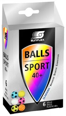 Produktbild von Sunflex Sport SPORT, Mehrfarbig, Kunststoff, 6 Stück(e), 40+, Box, 4 cm