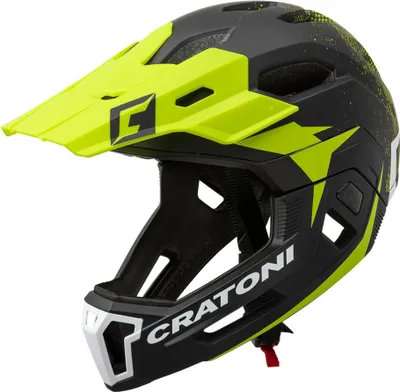 Produktbild von Cratoni C-Maniac 2.0 Crosshelm integral schwarz-lime matt größe L-XL (58-61 cm) 110308F3