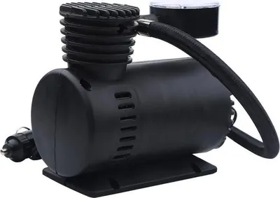 Produktbild von Mini-Tragbarer Luftkompressor – 12-V-Aufblasgerät – Drucksensor – 300 PSI – Schwarz