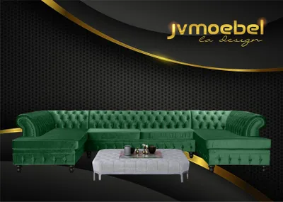 Immagine prodotto di Tavolino moderno stile Chesterfield, tavolino da soggiorno, tavolini