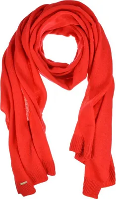 Seeberger reiner Cashmere Schal groß in rot