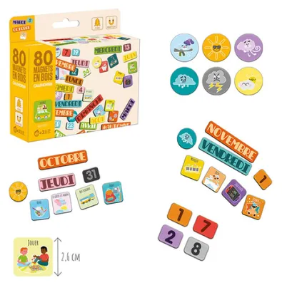Imagen del producto de JEUJURA 8968, Kit creativo para niños, a partir de 3 años, madera, multicolor