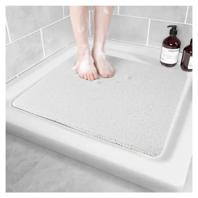 Produktbild von Rutschfeste Duschmatte, Anti-Schimmel, 60 x 60 cm, quadratisch, waschbar, für Innendusche