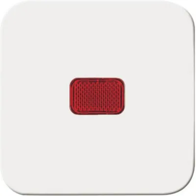 Immagine prodotto di Busch-Jaeger interruttore a bilanciere, controllo, calotta rossa, Reflex SI, bianco alpino, 1 pz.
