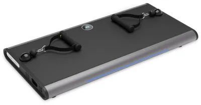Image de Appareil de musculation connecté pour salle de sport à domicile - 75 niveaux de résistance - Capacité de charge de 150 kg - Noir