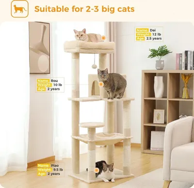 Produktbild von r Kratzbaum für Katzen – Katzenmöbel – Katzenzubehör – Haustierspielzeug – Groß