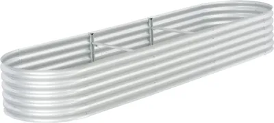 Produktbild von Garten-Hochbeet 320x80x44 cm Verzinkter Stahl Silbern