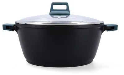 Image de Quid Confort : marmite en aluminium moulé, 32 cm, 9,2 litres, aluminium, adaptée aux plaques de cuisson