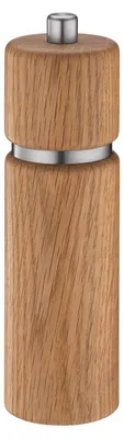 Salzmühle Olivenholz, Keramikmahlwerk, 18 cm, Ø 5 cm