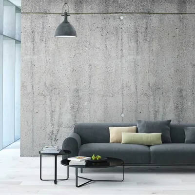 Produktbild von Profhome 392551-GU Fotovliestapete Betonoptik matt grau grün 1,59 m x 2,8 m