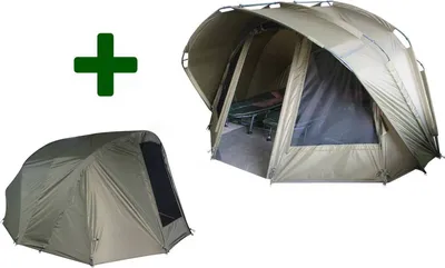 Immagine prodotto di Bivvy 3,5Man MK Fort Knox 2.0 Carpdome + Pelle d'inverno