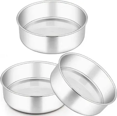 Produktbild von Runde Backform 20cm Edelstahl spülmaschinenfest