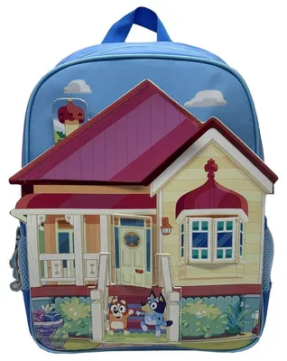 Produktbild von Bluey 35 Cm Dollhouse 5l Rucksack Blau  Kinder Blau One Size