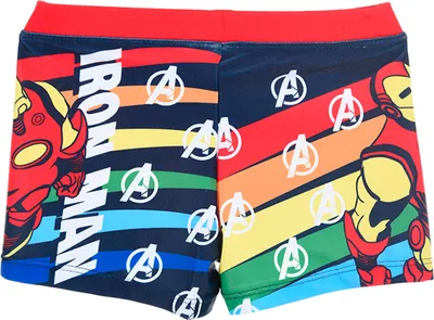 Produktbild von Avengers Kinder Badehose Jungen Badeshorts Badepants Schwimmhose Ironman, Größe:104