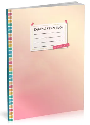 Productafbeelding van Controlelijstenboek: To Do-lijstenplanner | Formaat ongeveer A5, zachte kaft | Meer dan 70 pagina's, inclusief titelpagina
