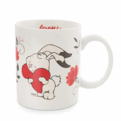 Zdjęcie produktu dla Kubek NICI "Zakochany króliczek", porcelana, 350ml
